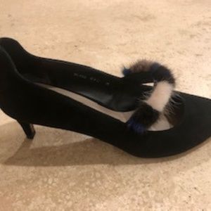 Donald J. Pliner Suede Heels